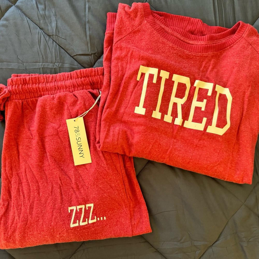 NWT Cozy sweats set - pants and top! Brand new!